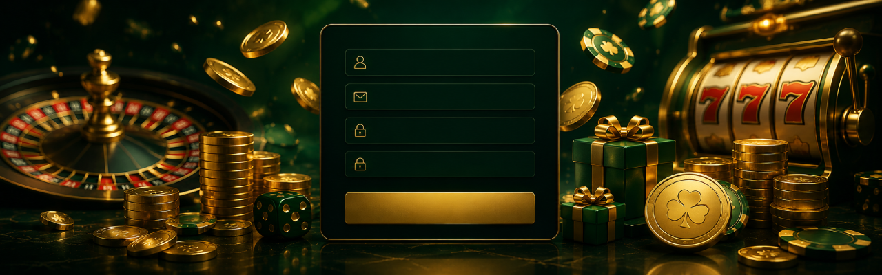 reg1 Secure registration form and welcome bonus access at Patrick Spins in UK