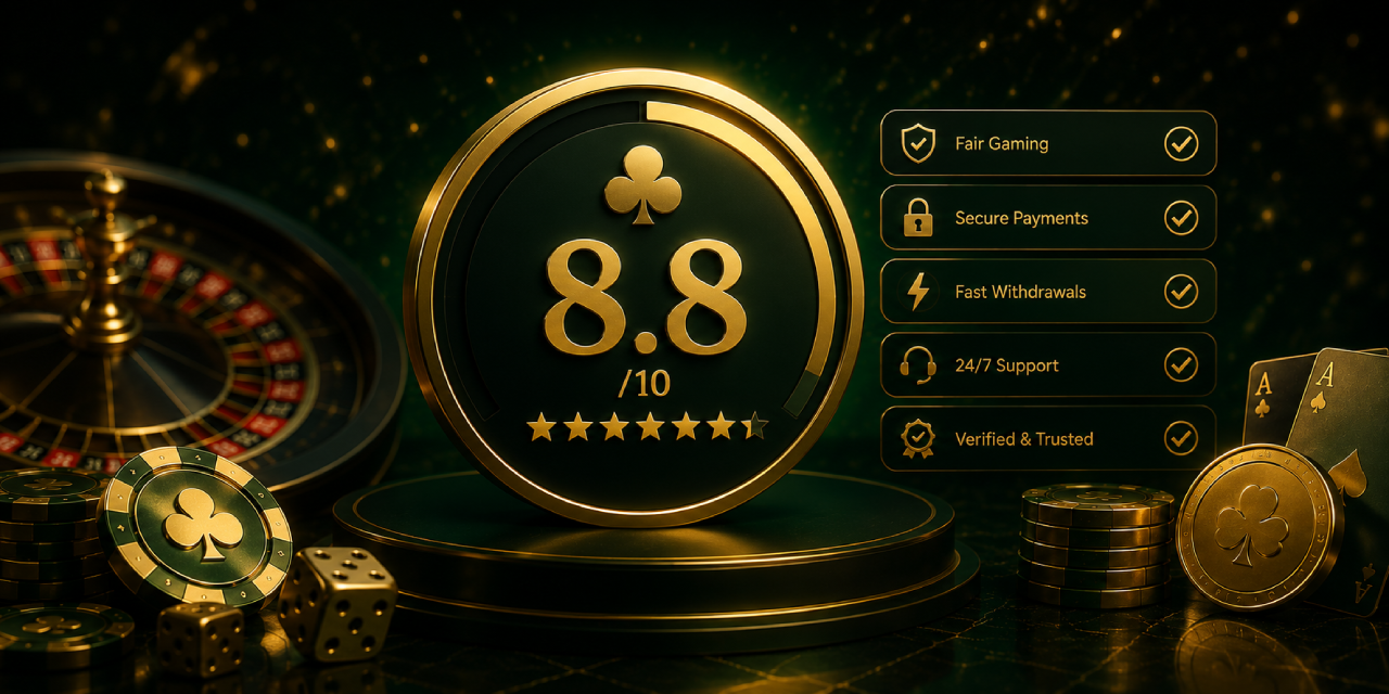 Overall rating and feedback breakdown for PatrickSpins casino