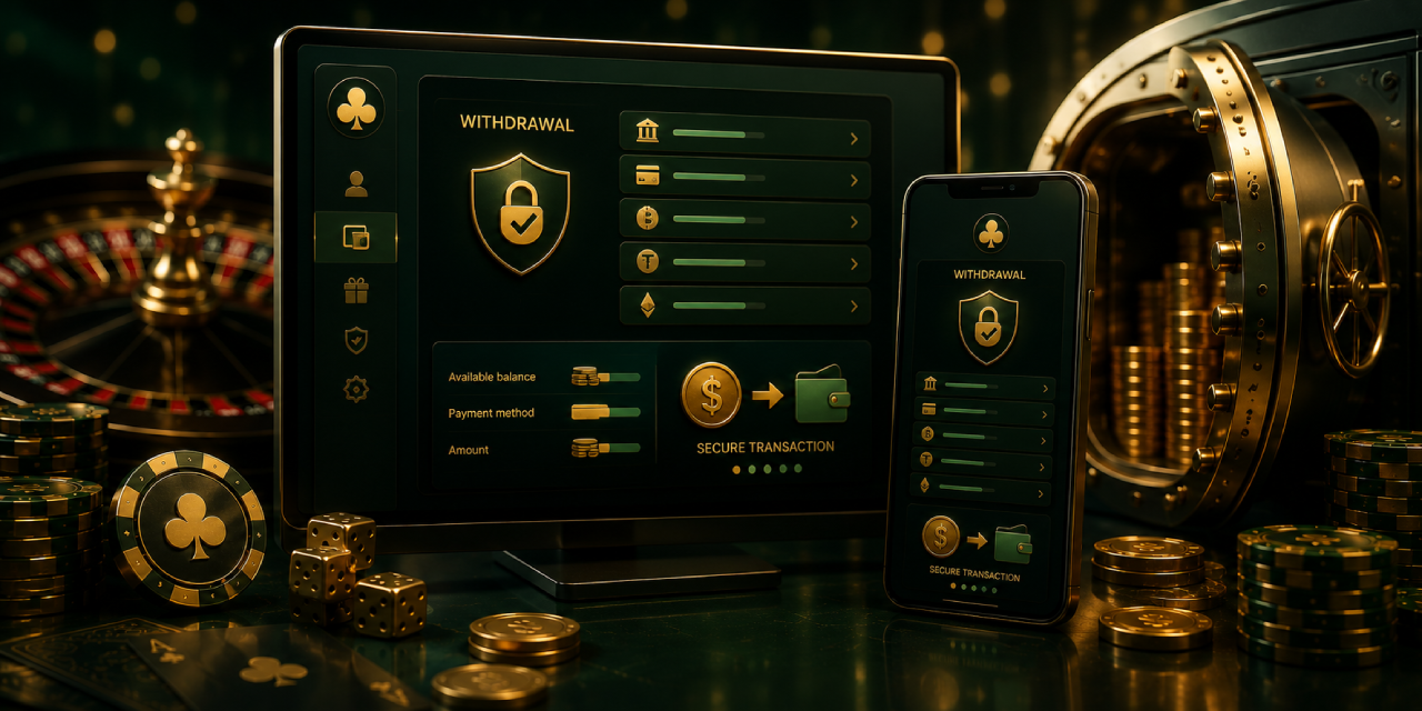 Secure withdrawal and cashier interface at Patrick Spins for UK players